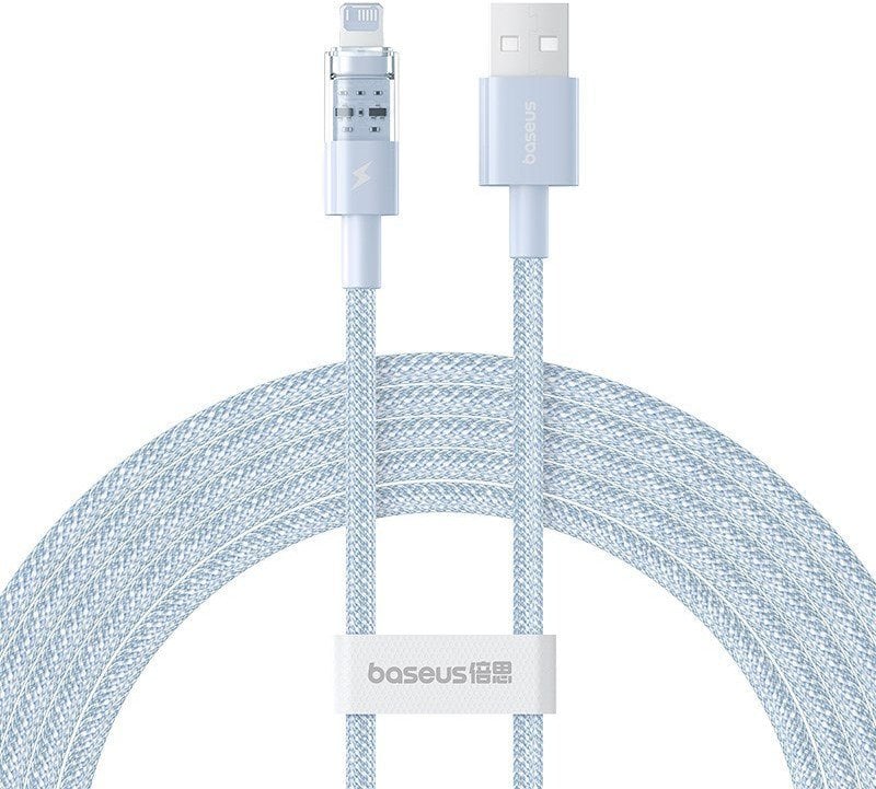 Kabel USB Baseus USB-A - Lightning 2 m Niebieski (P10373003311-01)
