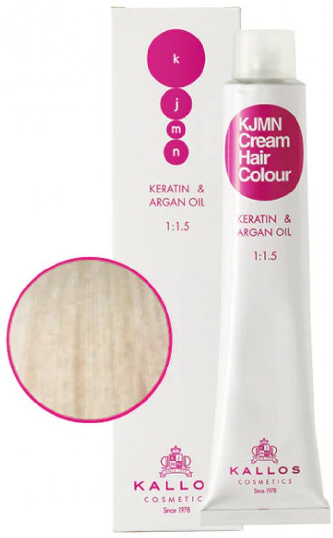 Kallos KJMN Farba do włosów 100ml SPECIAL ULTRA BLONDE WITH AN ASH SHADE (12.1)
