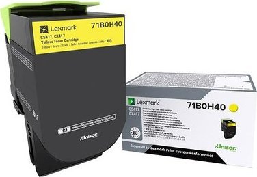Toner Lexmark 71B0H40 Yellow Oryginał (71B0H40)