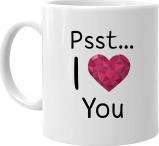 Koszulkowy Psst... I love You - kubek z nadrukiem