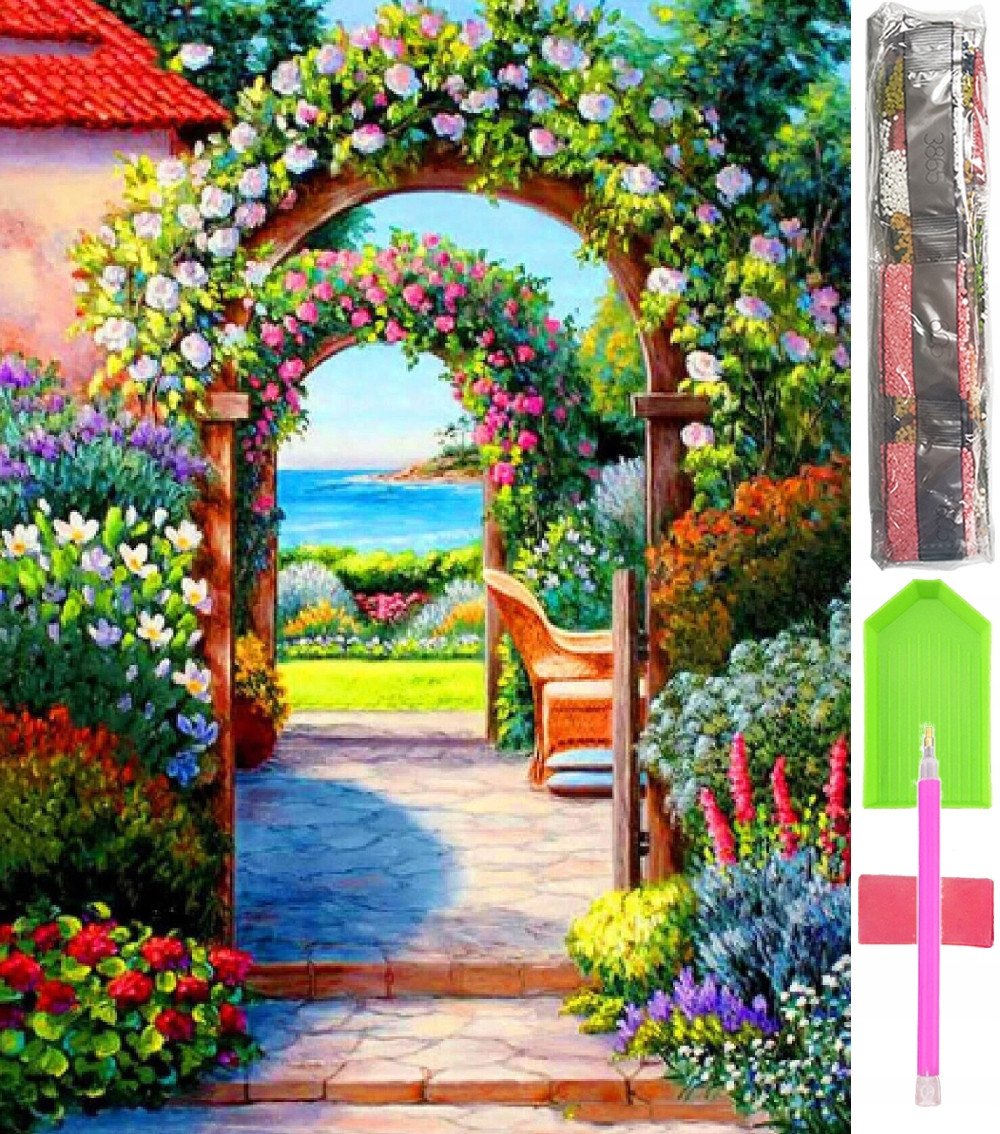 HAFT DIAMENTOWY DUŻY 5D Zestaw Obraz MOZAIKA D48