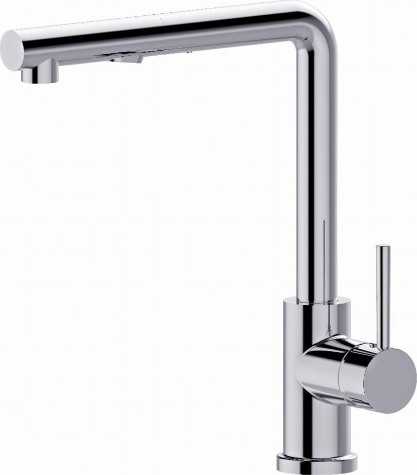 Bateria kuchenna Berg BATERIA PORTA Chrom WW Z WYCIĄGANĄ WYLEWKĄ I FUNKCJĄ PRYSZNICA 130231