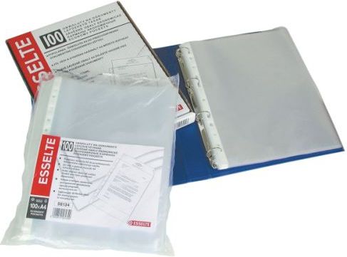 Esselte Koszulki na dokumenty groszkowe A4 48mic. 100szt. (10K014B)
