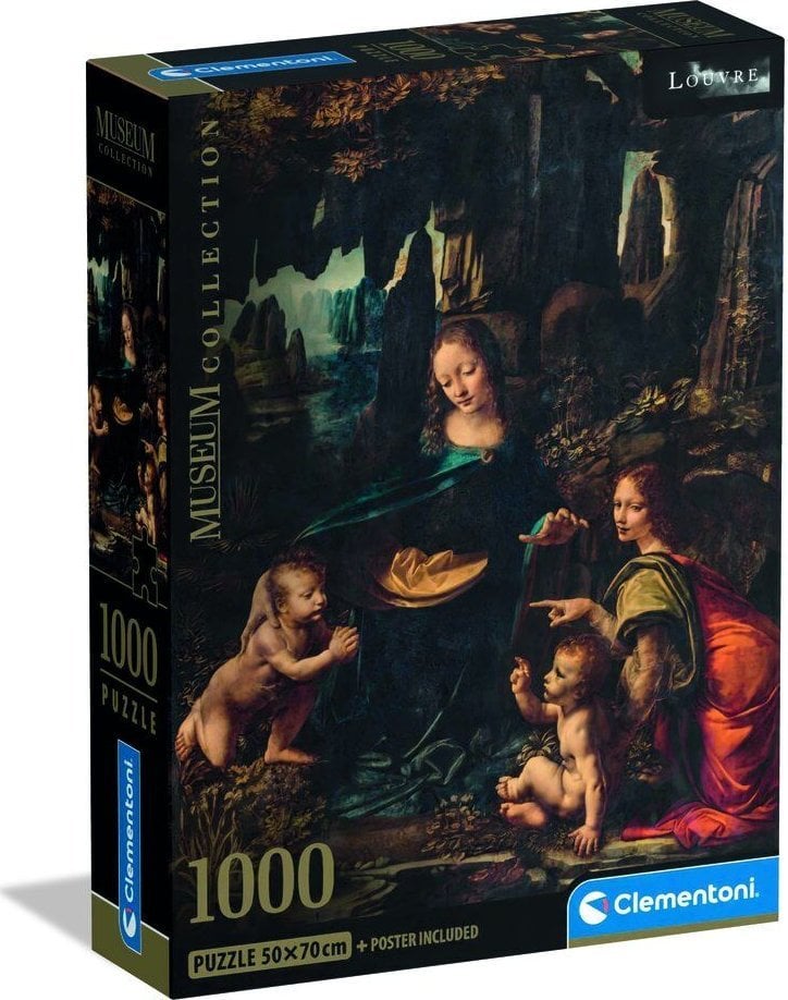 Clementoni Puzzle Compact Museum Leonardo: The Virgin Of The Rock 1000 elementów (39976)