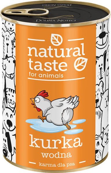Mokra karma dla psa Natural Taste Kurka Wodna danie z kurczaka 400 g