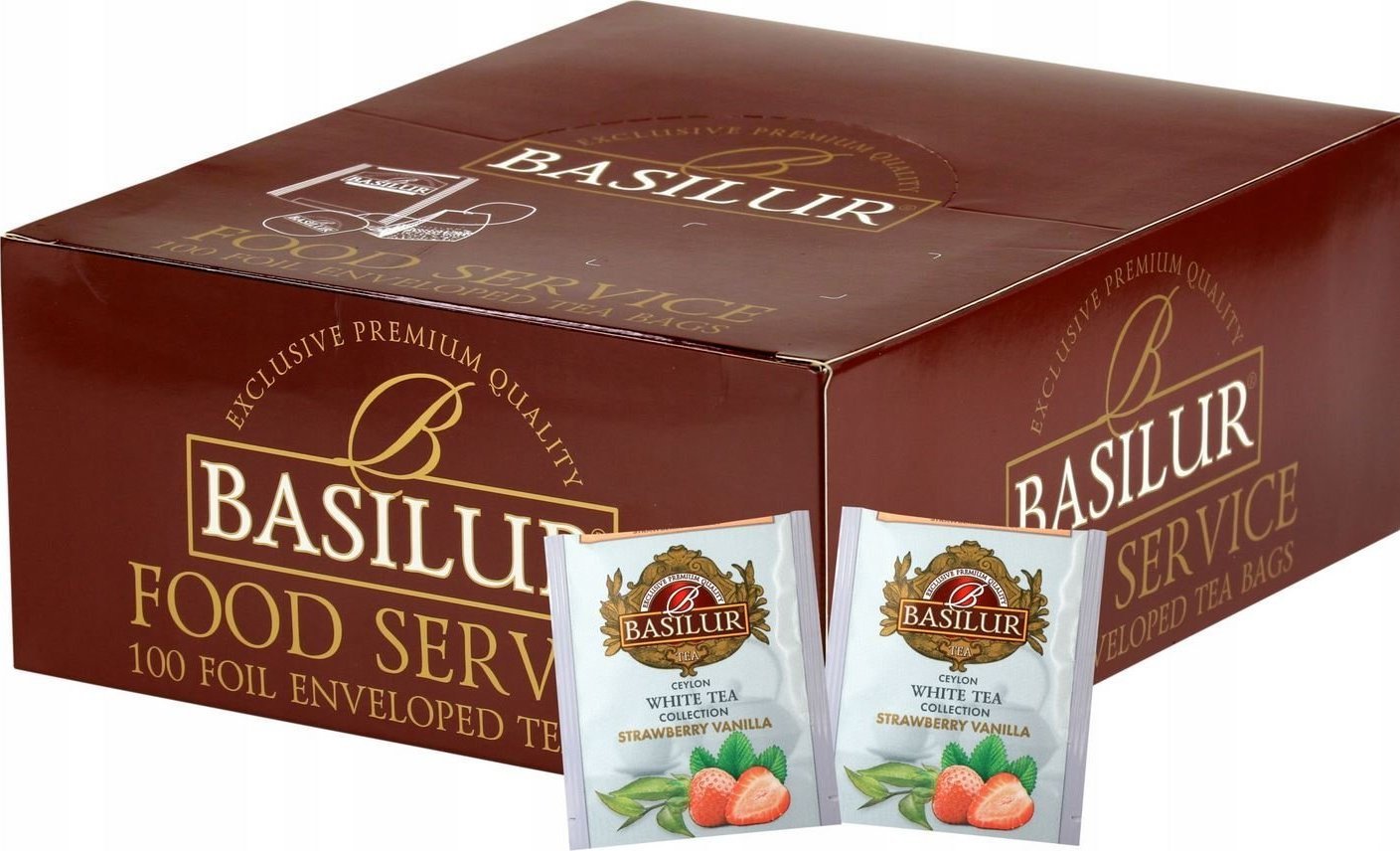 Basilur Basilur STRAWBERRY VANILLA herbata HoReCa 100szt.