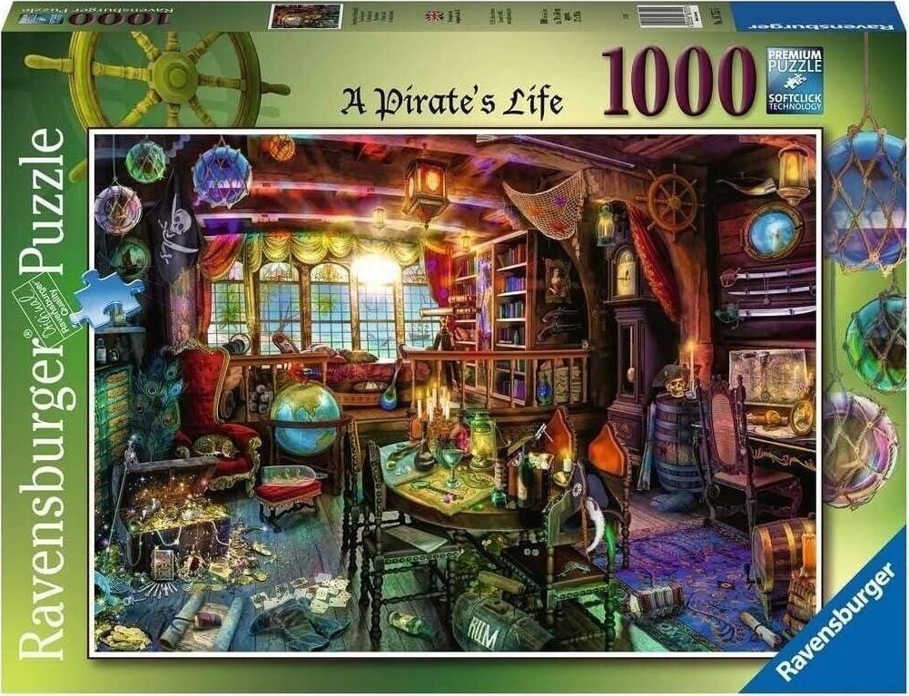 Ravensburger Puzzle Pirackie życie 1000 elementów