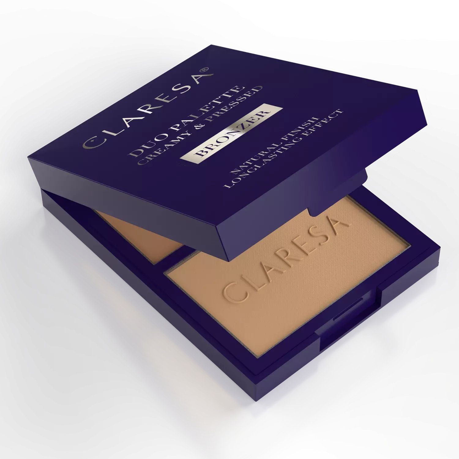Makeup Revolution CLARESA_Duo Palette Creamy & Pressed bronzer contouring palette 01 More Sculpted 8,5g