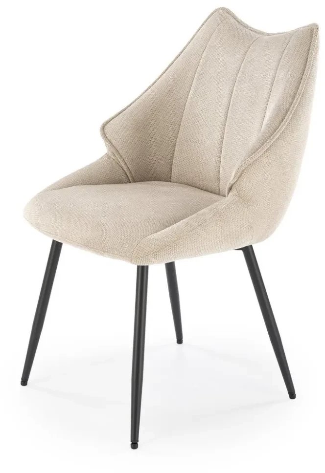 Krzesło tapicerowane K543 beżowe HALMAR