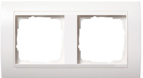 Gira Ramka podwójna do białych Event biały matowy 0212327