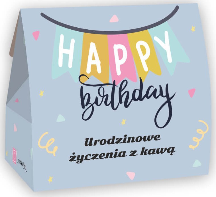 Cup&You Urodzinowa torebka z kawą - zestaw 5 saszetek z świeżo zmieloną kawą o różnych smakach : waniliowa, orzech laskowy, karmelowa, irish creme, ko
