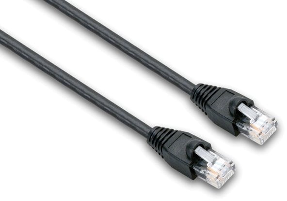 Hosa - Kabel Cat 5e 8P8C 0.91m czarny