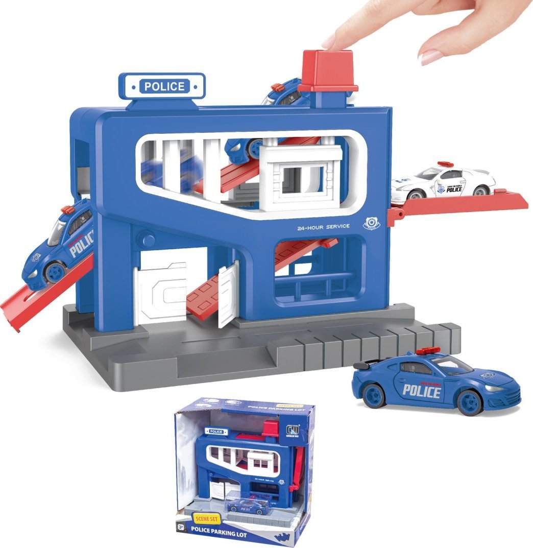 PARKING POLICYJNY + AUTO METALOWE 1SZT