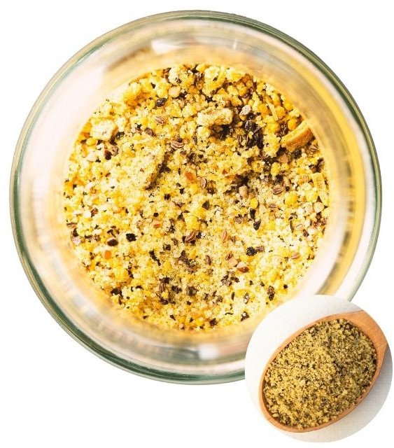 Pieprz cytrynowy w proszku przyprawa mieszanka naturalna pieprz biały i kurkuma