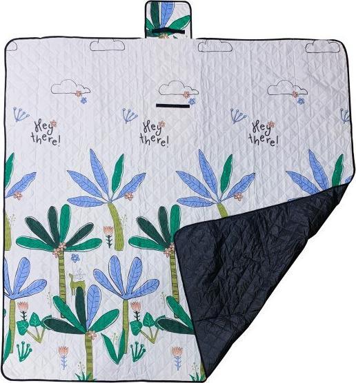 DWM MATA PLAŻOWA KOC PIKNIKOWY BIWAKOWY PALMY 150X200