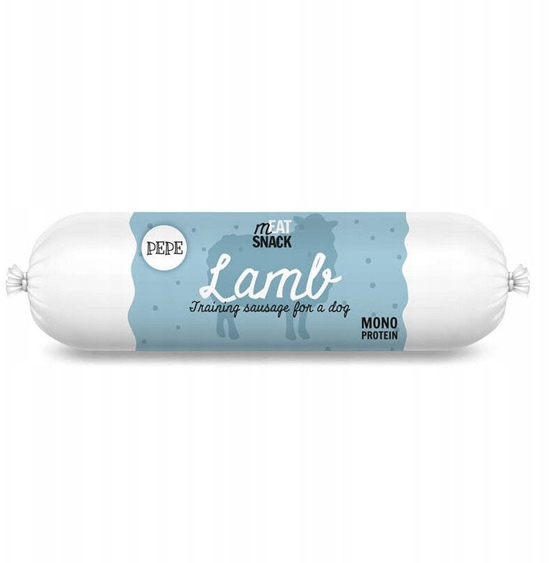 Paka Zwierzaka Pepe kiełbaski meat snack jagnięcina 200g