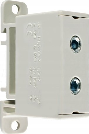 Incobex Złączka szynowa 1-torowa 35mm2 szara ZGX-1x35 szara ENE-10406