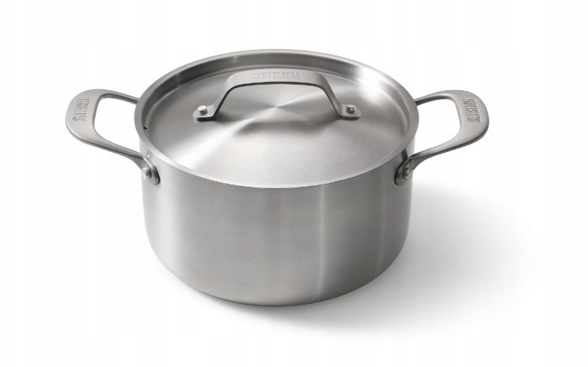 Lumarko Garnek z pokrywką Stal nierdzewna 20cm