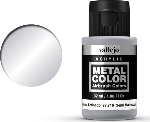 Vallejo Metal Color Metal Color Metal Color 77716 Semi Matt Aluminum Vallejo uniwersalny