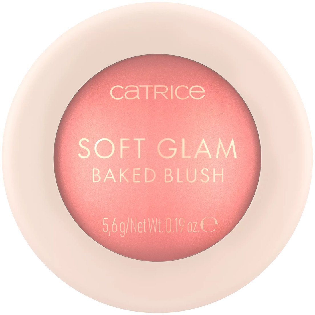 CATRICE_Soft Glam Baked Blush róż wypiekany rozświetlający 010 Cloud Pink 5,6g