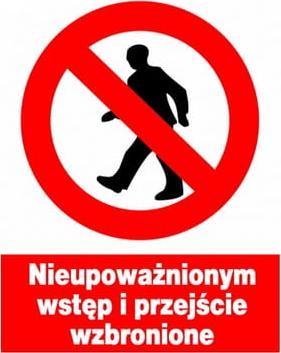 Mój dom Zzo-1 Nieupoważnionym Wstęp I Przejście Wzbronione