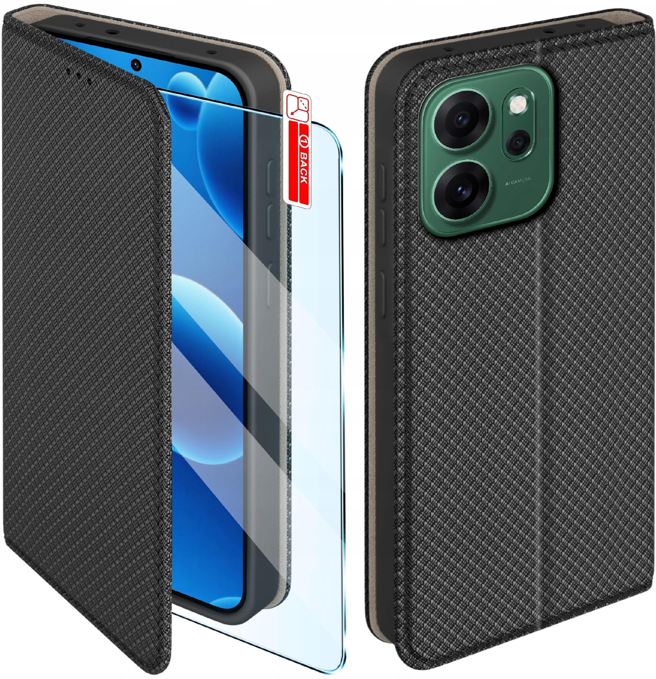 krainaGSM Etui MAGNET do Oppo Reno 14 FS 5G |14F 5G|14 5G Futerał + Szkło 9H