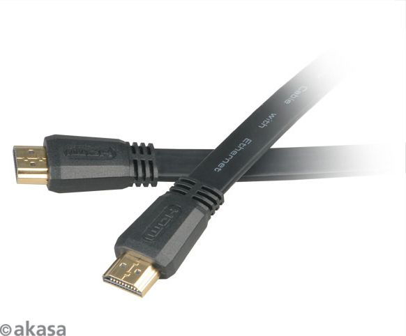Kabel Akasa HDMI - HDMI 2m czarny (AK-CBHD05-20BK)