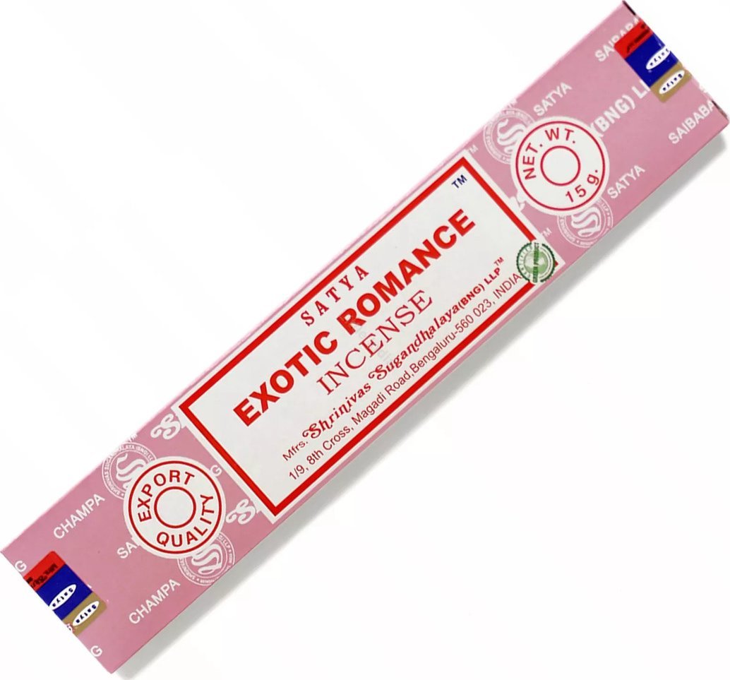 Satya Exotic Romance Incense Kadzidła w patyczkach 15g