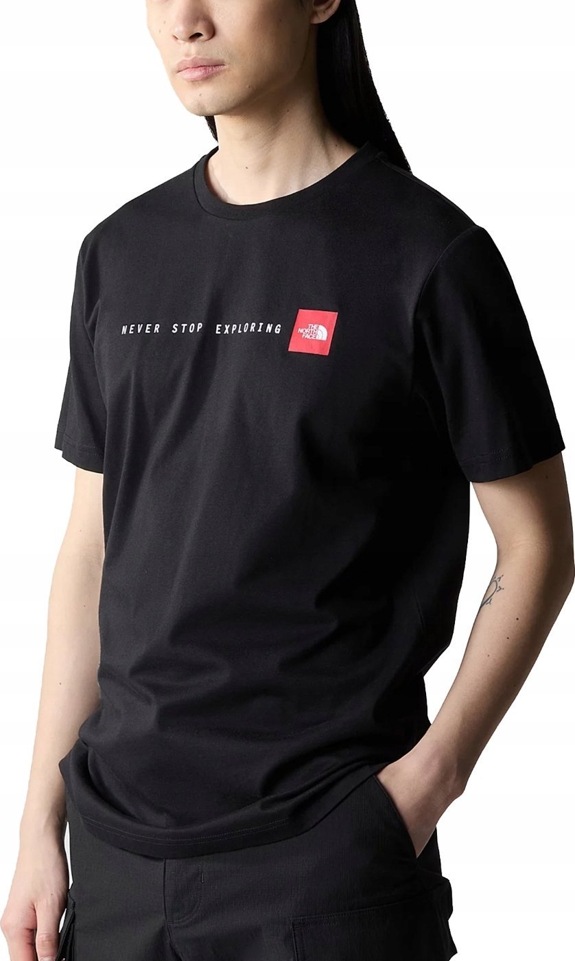 The North Face Koszulka ss never stop exploring tee-tnf black-m THE NORTH FACE