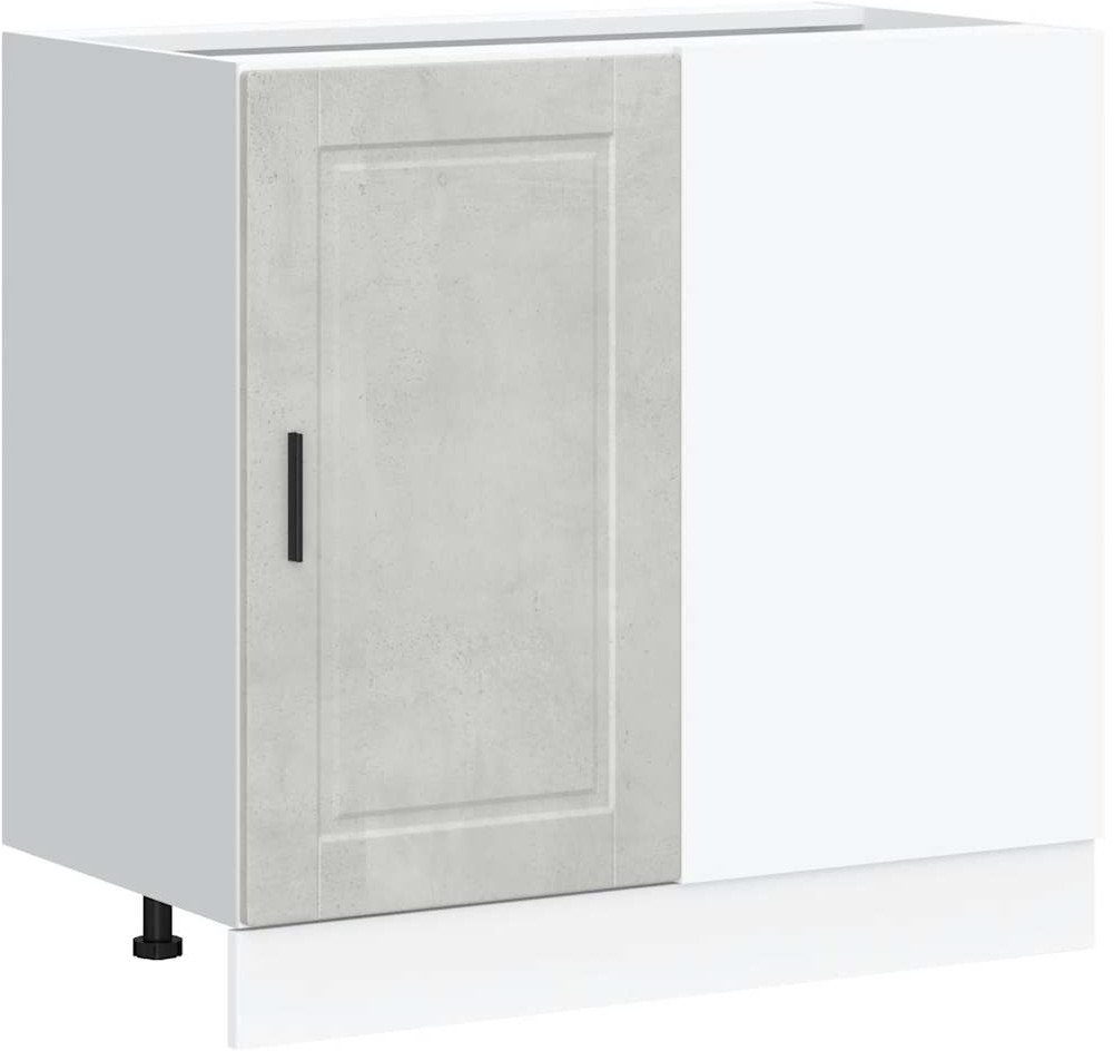 Szafka kuchenna dolna, Porto, betonowy szary