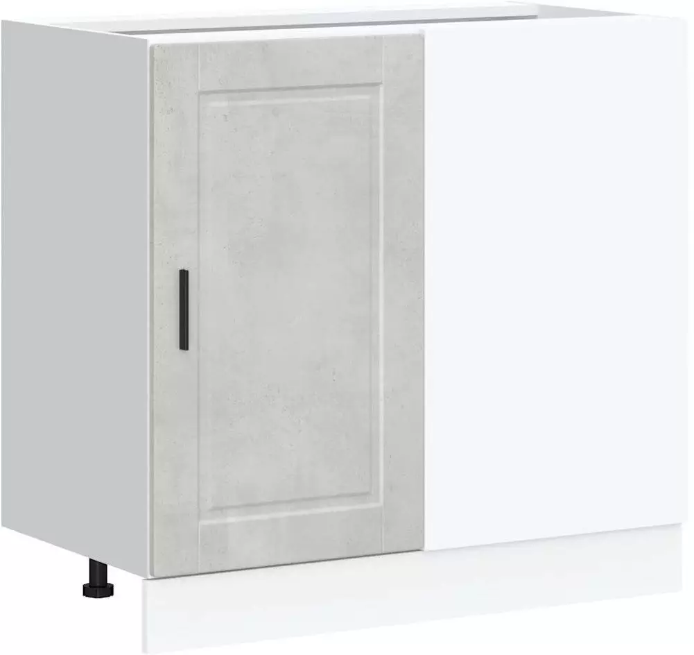 Szafka kuchenna dolna, Porto, betonowy szary