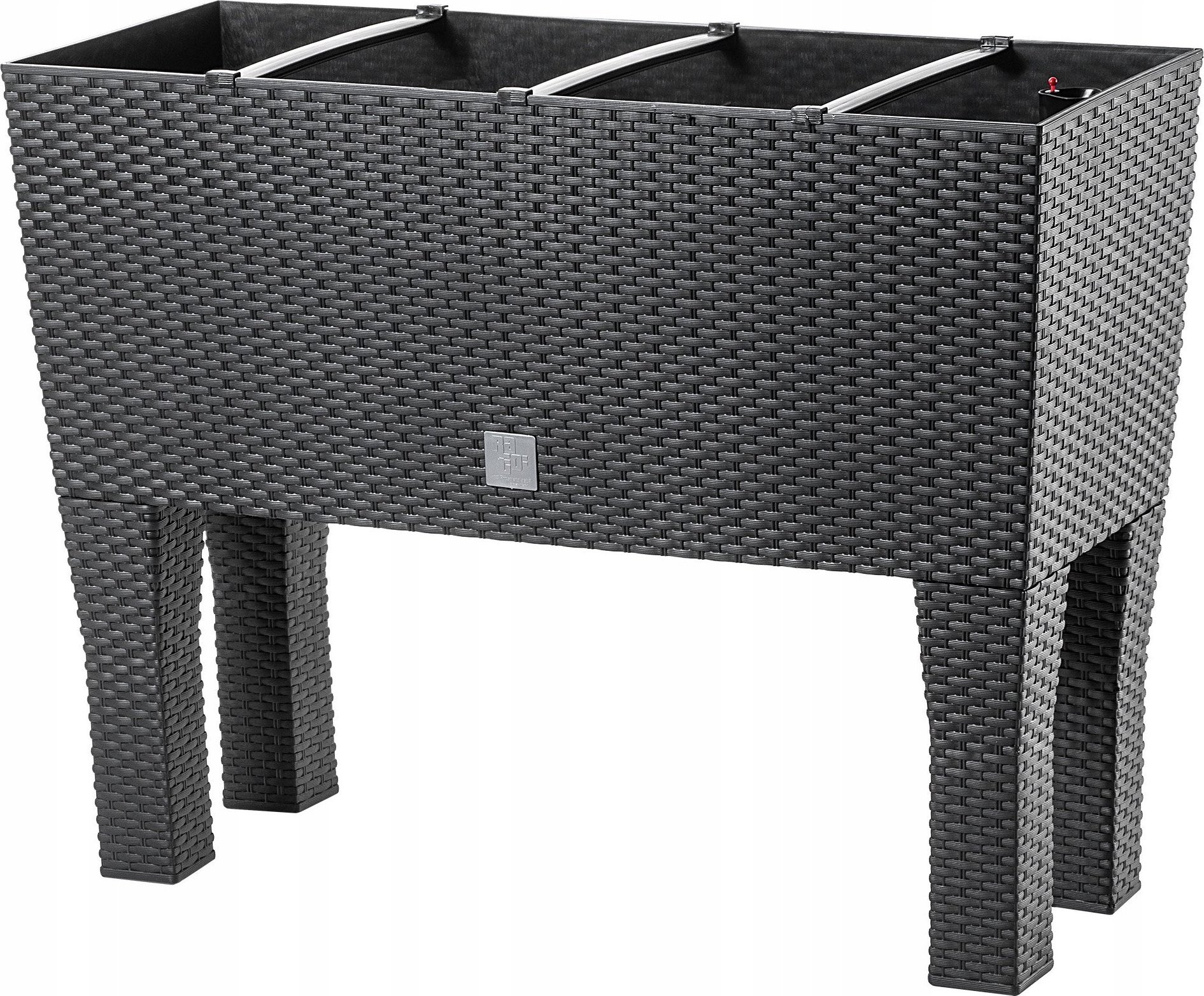 Kadax KADAX Doniczka Na Nóżkach 80cm Wkład Antracyt