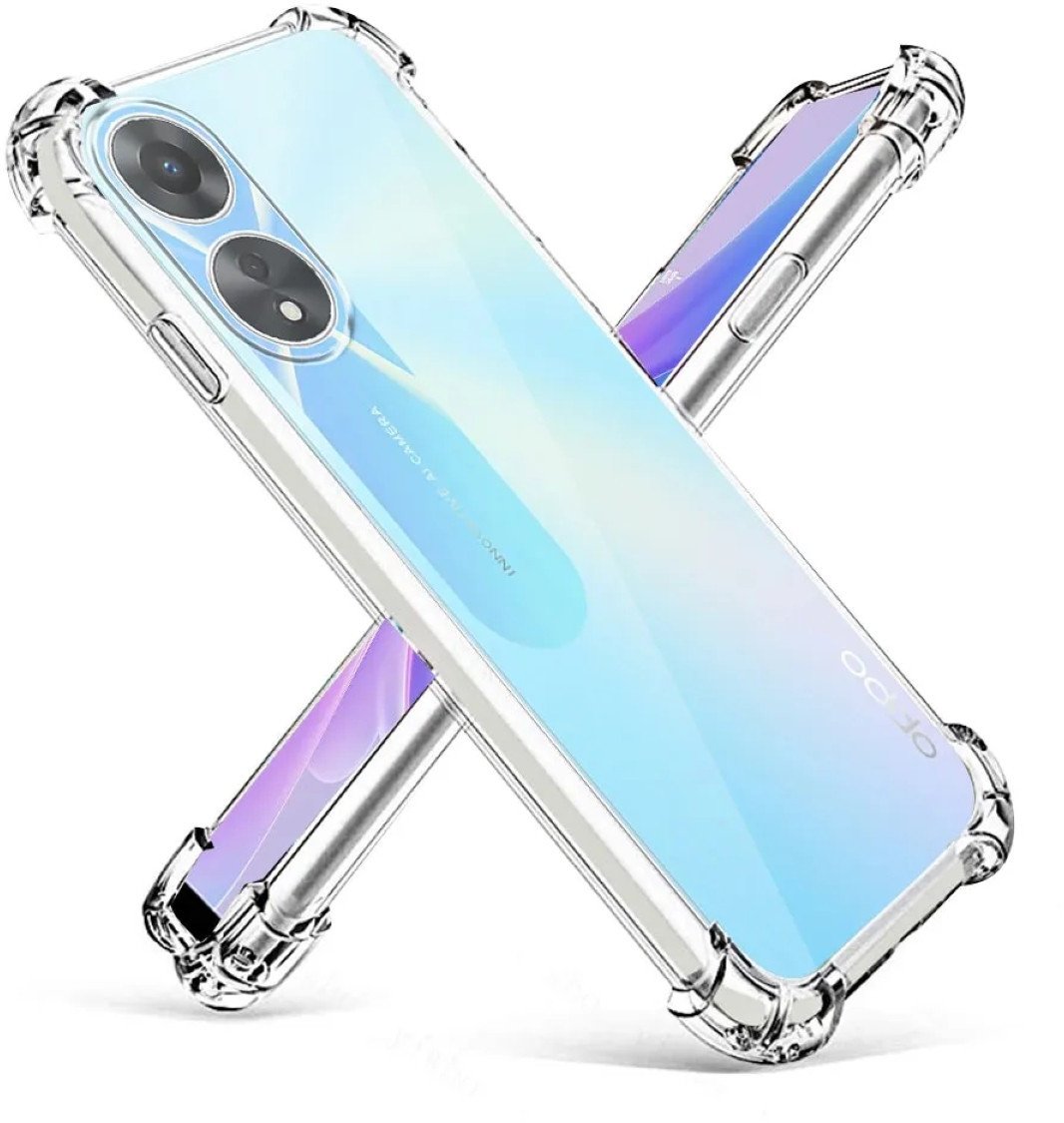 Etui Flexair Pro do Oppo A78 5G, Przezroczyste