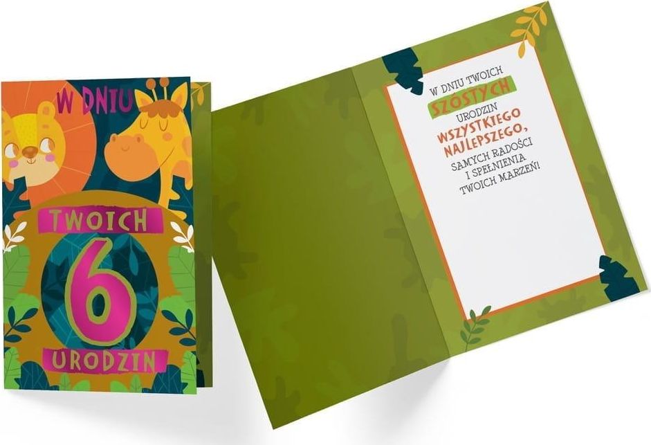 KUKARTKA Karnet PR-327 Urodziny 6