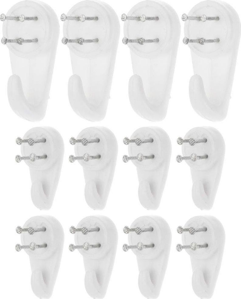 FX Tools Haczyk SZPILKOWY wieszak do betonu drewna ściany zawieszka zestaw 12 sztuk