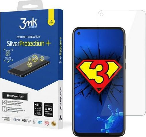 3MK 3MK Silver Protect+ Motorola Moto G8 Power, Folia Antymikrobowa montowana na mokro