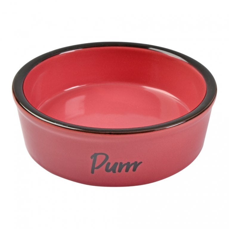 CERAMIC CAT BOWL KARLIE 250ML PINK