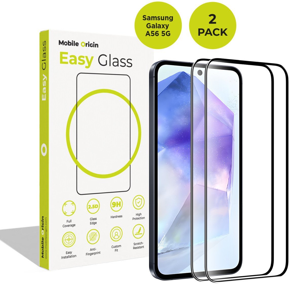 Mobile Origin EasyGlass Samsung Galaxy A56 5G, 2 pack