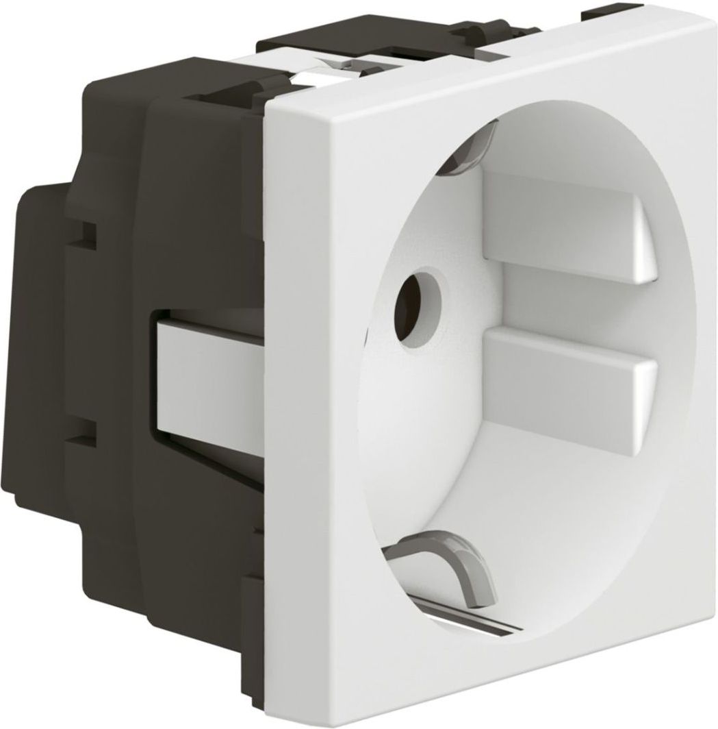 Legrand Gniazdo pojedyncze Mosaic uziemienie Schuko 16A 250V biały (077213)