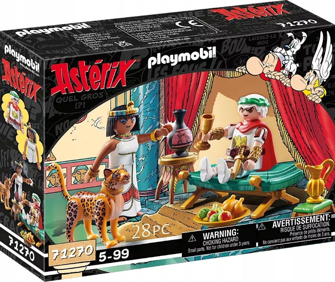 Playmobil Zestaw Asterix 71270 Cezar i Kleopatra