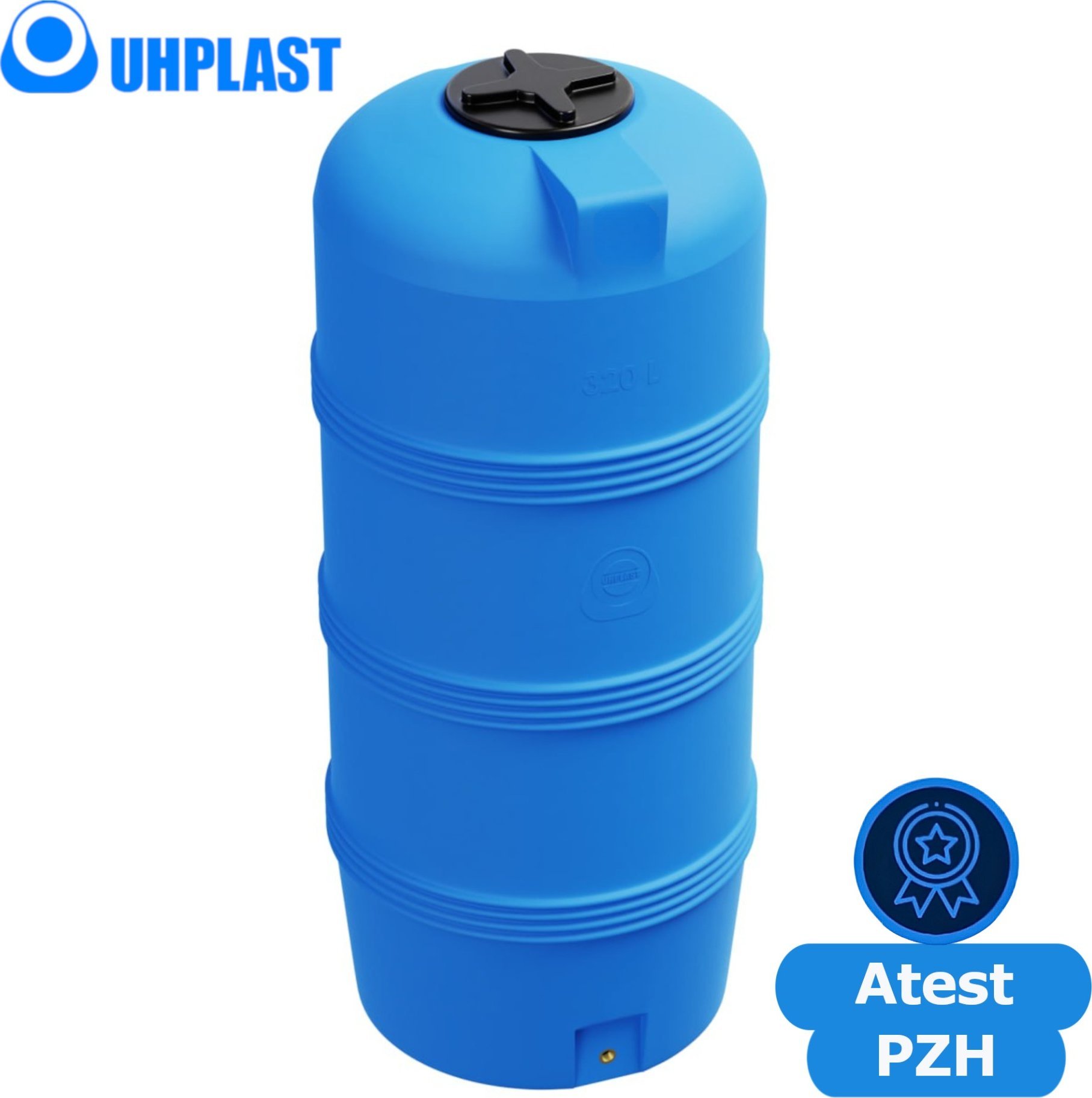 UHP Zbiornik na wodę 320l UHP VERTICON HIGH V-320 Niebieski
