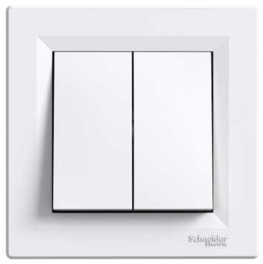 Schneider Electric Łącznik podwójny schodowy Asfora biały - EPH0600121