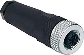 Schneider Electric Złącze żeńskie M12 proste 5-pinowe dławica Pg7 metal XZCC12FDM50B - XZCC12FDM50B