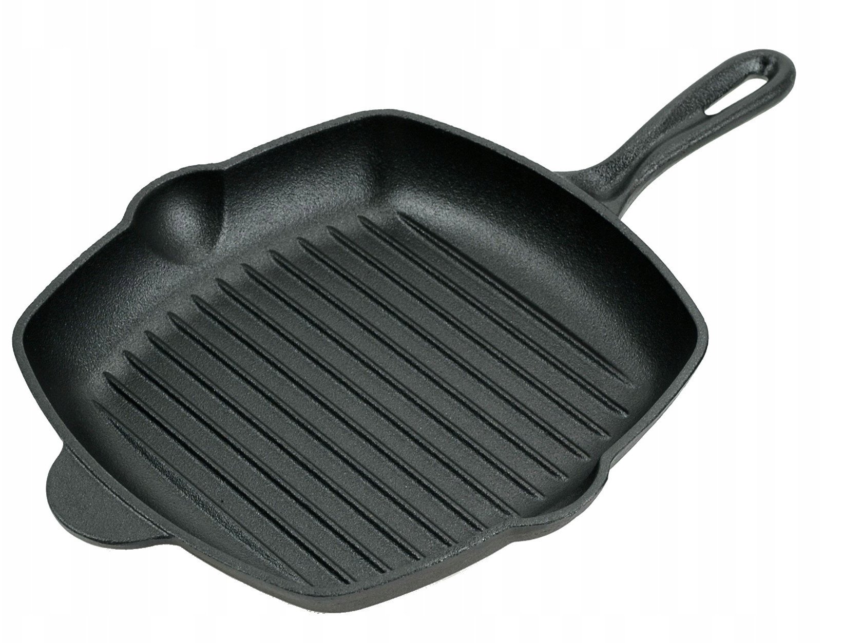Patelnia żeliwna GRILLOWA 26,5 cm SOLIDNA + EBOOK!