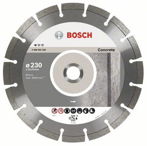 Bosch Tarcza tnąca diamentowa Standard for Concrete 125x22x1,6mm (2608602197)