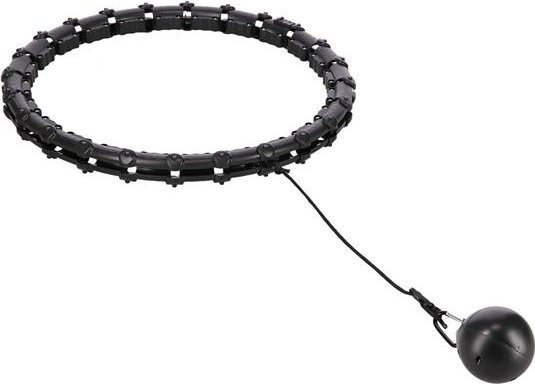 HMS HHW02 Hula Hop Black Z Wypustkami I Obciążnikiem