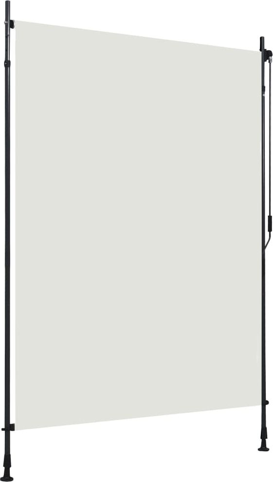 vidaXL Roleta zewnętrzna, 150x270 cm, kremowa
