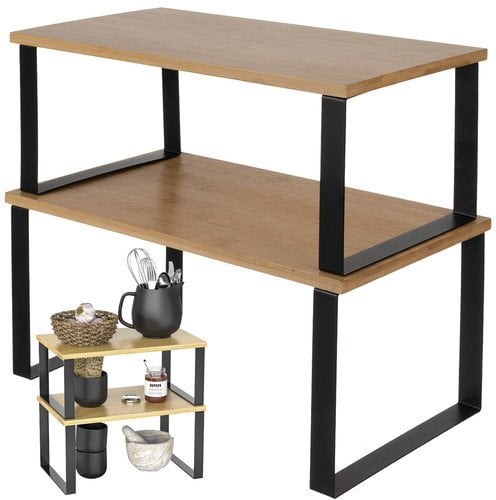 Półka kuchenna bambusowa - 2 szt. Ruhhy 25661