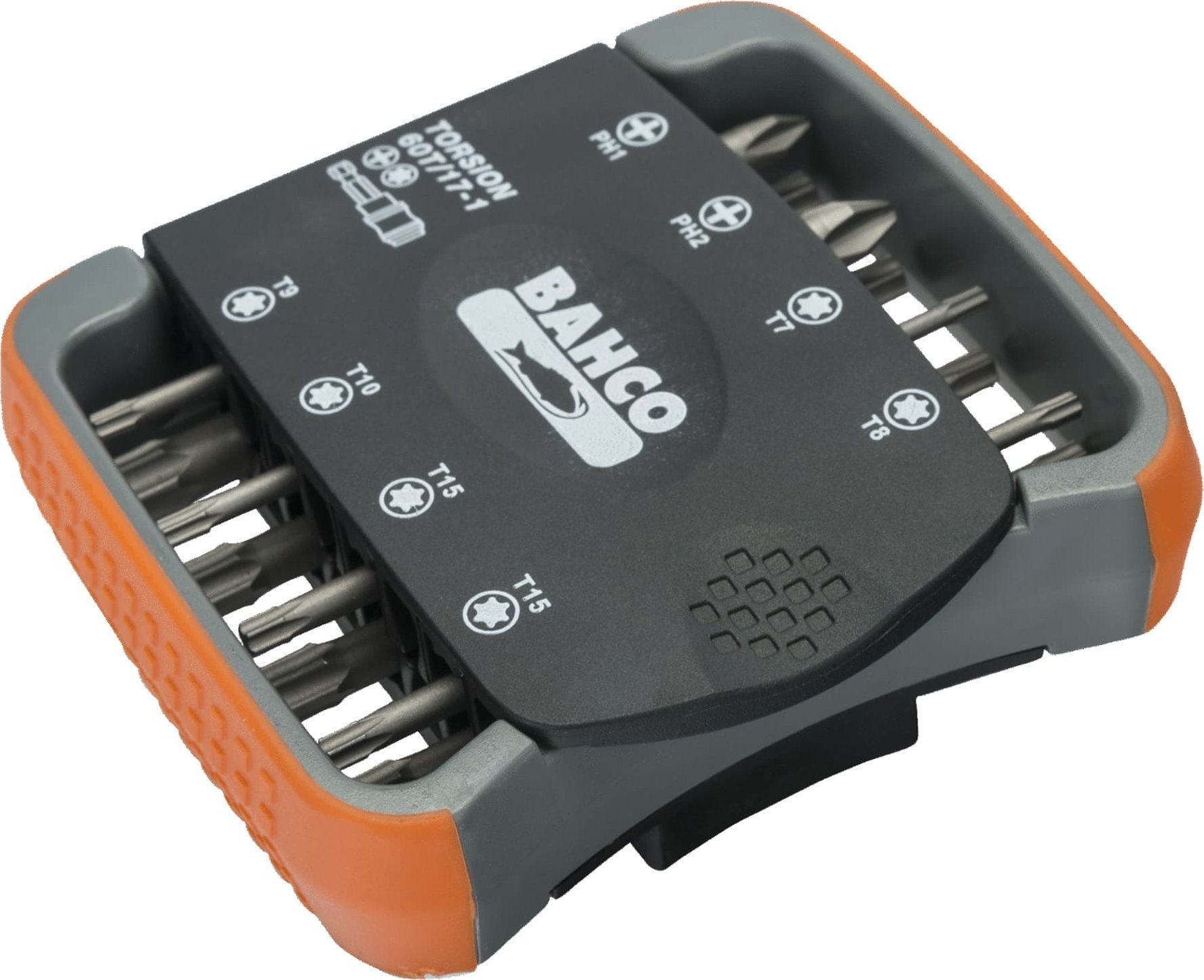 Bahco Zestaw bitów torsion 17 szt. z uchwytem magnetycznym szybkomocującym BAHCO