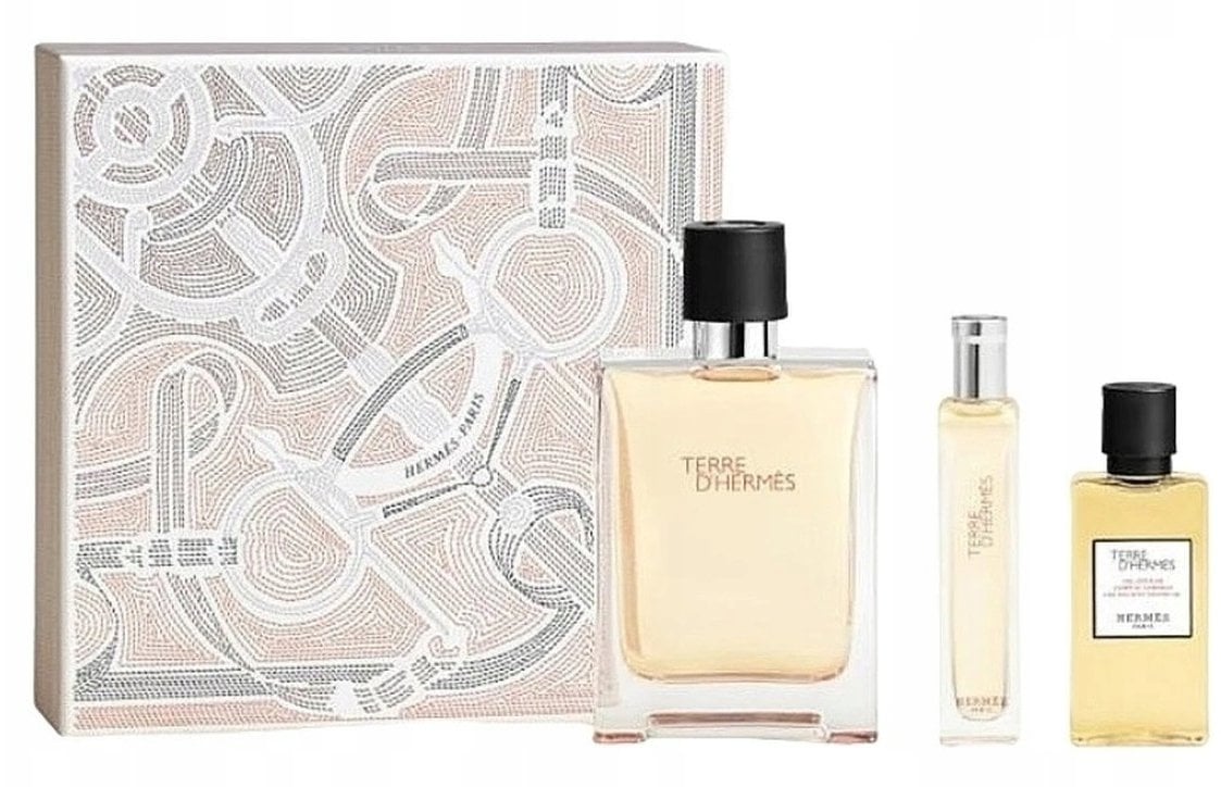 Hermès Terre D'hermes Żel Pod Prysznic 40Ml Worek Miniaturka 15Ml Woda Toaletowa 100Ml